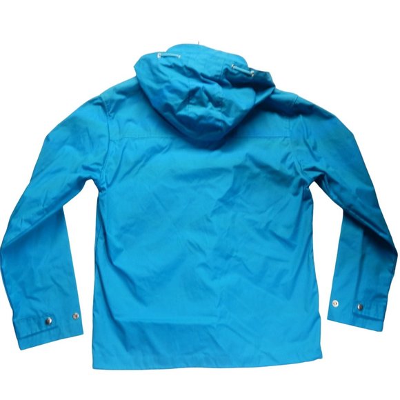 Penfield Hudson Wax 65/35 Women's Large Blue Canvas Full Zip Hooded Jacket - Picture 2 of 13